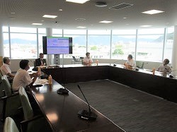 市長と合渡自治会連合会との懇話会