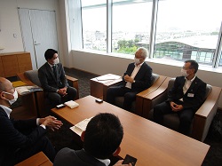 株式会社タフ・コーポレーション代表取締役社長 藤後幸生氏と面談