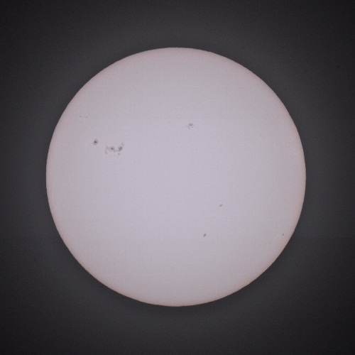 太陽黒点の写真