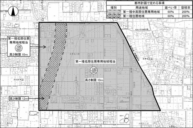 地区整備計画(建築物に関する事項)参考図