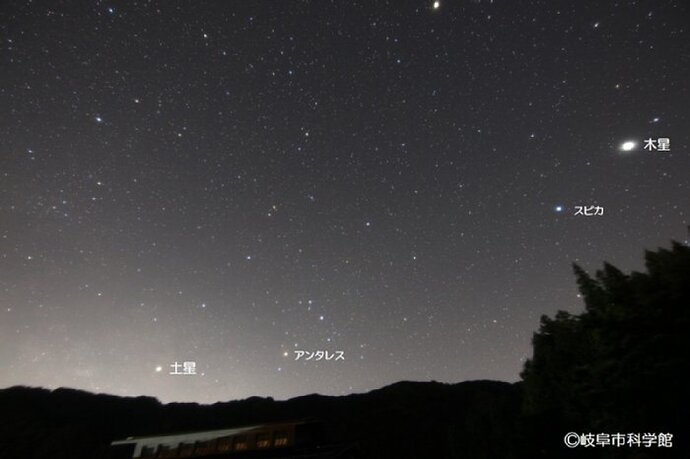 5月18日の星空の写真