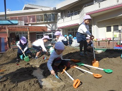 写真：つながった水路