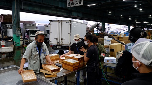 魚が食べたい　撮影風景1