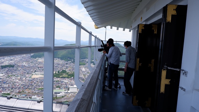 美しい日本に出会う旅　撮影風景