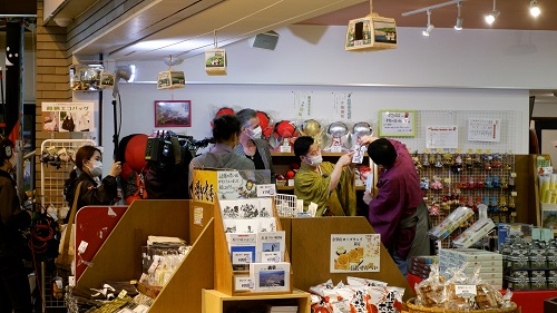 撮影風景5　ぎふ金華山ロープウェー 山麓駅