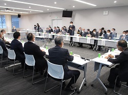 第4回岐阜市新型コロナウイルス感染症経済対策意見交換会にて、あいさつ