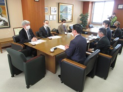 岐阜県私立大学協会会長 観山正見氏と面談