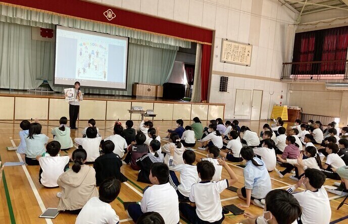 三里小出前講座の様子