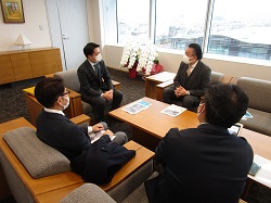 清流の国ぎふブライダル協議会共同代表 大平満氏と面談