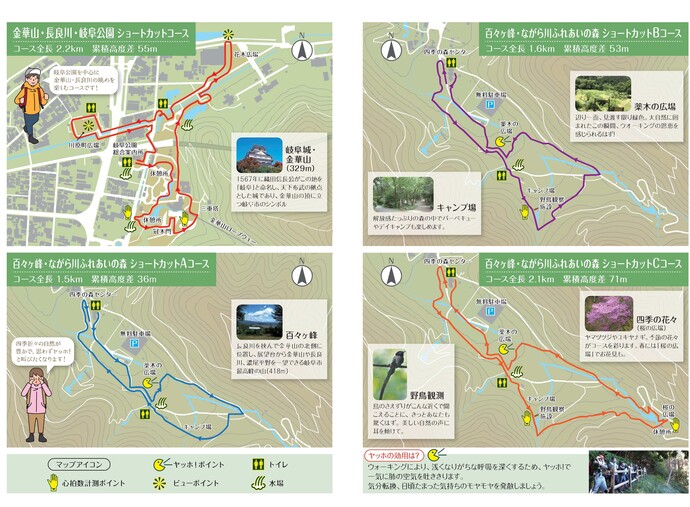 ショートカットコース地図:内面