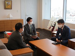 同社CSR本部長 池田昌人氏と面談