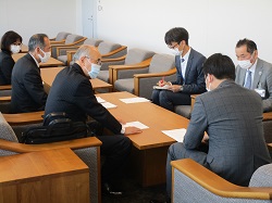 公益社団法人岐阜県シルバー人材センター連合会会長 淺野壽氏と面談