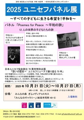 2025ユニセフパネル展