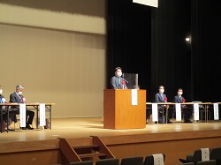 第71回岐阜県人権擁護委員連合会総会に出席し、あいさつ