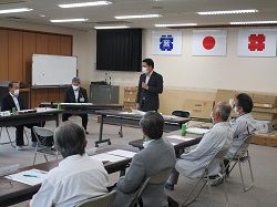 市長と茜部自治会連合会との懇話会（茜部公民館）