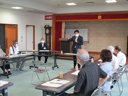 市長と金華自治会連合会との懇話会（金華公民館）