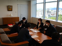 岐阜市医師会産婦人科医会　宮崎千惠氏と面談