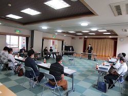 市長と鏡島自治会連合会との懇話会（鏡島公民館）