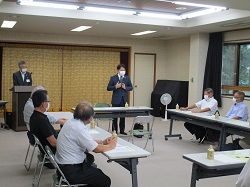 市長と三輪北自治会連合会との懇話会