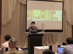 第2回全国子ども家庭養育支援地域ネットワークセミナー岐阜大会開会式に出席し、あいさつ（グランヴェール岐山）