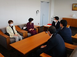 総務省中部管区行政評価局長 牛島授公氏が着任のあいさつ