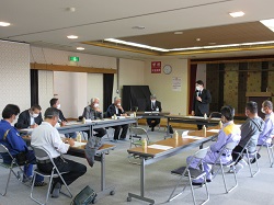 市長と方県自治会連合会との懇話会