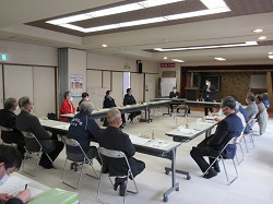 市長と長森西自治会連合会との懇話会