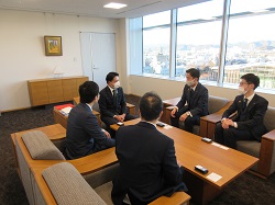 一般社団法人岐阜青年会議所理事長 小野慶太氏と面談