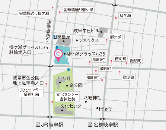 ツナグテ周辺地図