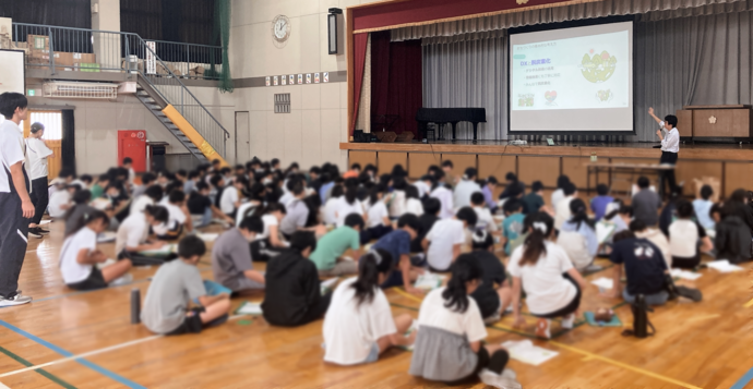 市橋小学校の様子