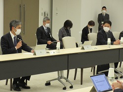 第65回岐阜県感染症対策専門家会議に出席の様子