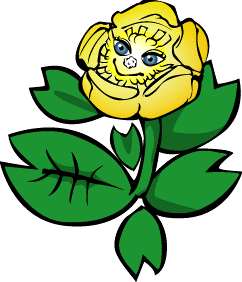 金華山のヒメコウホネキャラクター