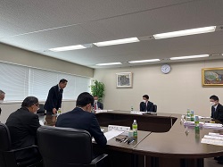 令和5年度第1回岐阜県市長会役員会議に出席の様子