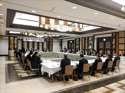 東海市長会役員会に出席の様子