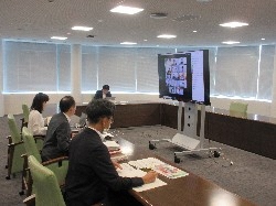 第9回清流の国ぎふ女性の活躍推進会議にオンラインで出席し、発言の様子