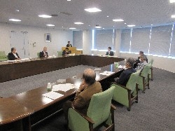 岐阜市老人クラブ連合会との懇話会の様子