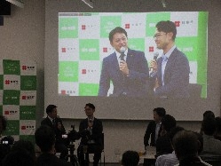 起業イベント「GIFU IGNITE#8」にて、トークセッションの様子