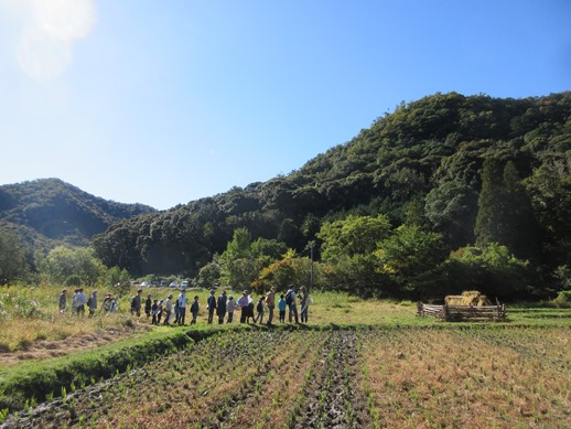 達目洞から見える山