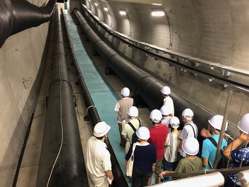 令和5年8月27日鏡岩水源地施設見学会