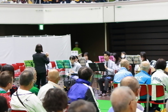 ブラスバンド演奏の様子