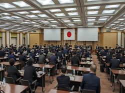 全国市長会理事会に出席（東京）の様子