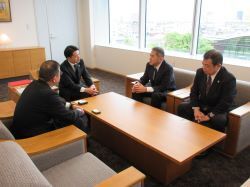名古屋矯正管区長 白川秀史氏が着任のあいさつの様子