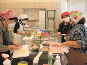 調理実習の様子