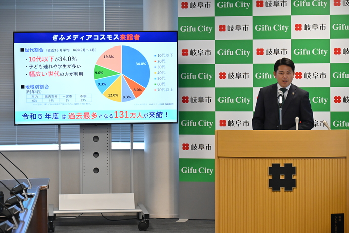 写真：令和6年5月24日　市長定例記者会見の様子
