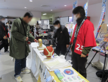 岐阜スゥープスホームタウンデーでPR活動を実施