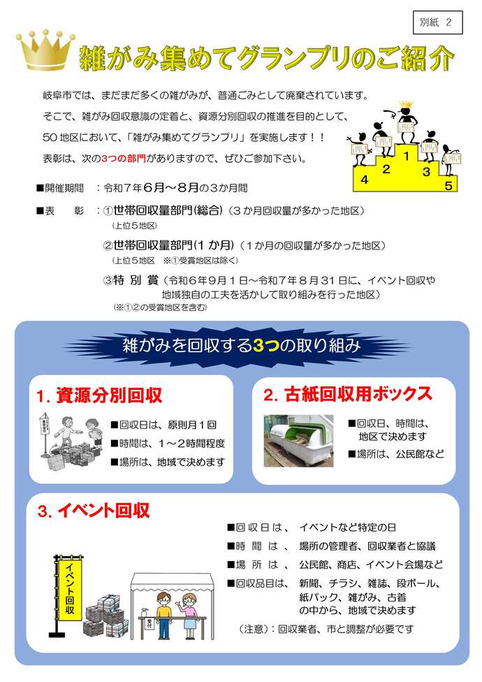 回覧用チラシ