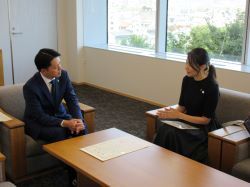 岐阜市在住の篤志面接委員 谷口正美氏が笠松刑務所での篤志面接委員活動を報告の様子
