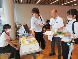 食事診断の様子
