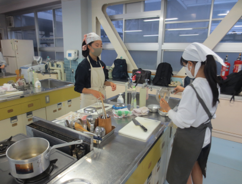 調理実習の様子