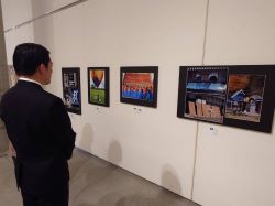 第76回岐阜市美術展覧会を鑑賞（みんなの森ぎふメディアコスモス、岐阜市民会館）の様子